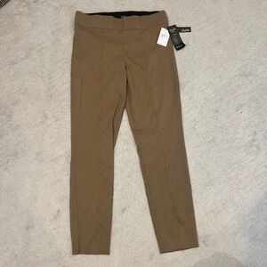 NWT Leighton Skinny Pants Perfect Fit Waistline Pull On MSRP‎ $44 Khaki Size L